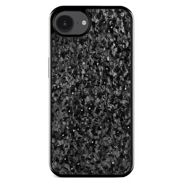 Coque hybride iPhone 16e Texture forgée - Argente