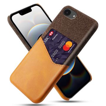 Coque iPhone 16e avec Porte-Cartes KSQ - Orange