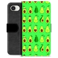Étui Portefeuille Premium iPhone 16e - Avocado Pattern