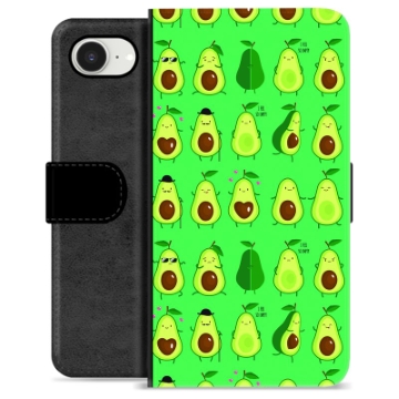 Étui Portefeuille Premium iPhone 16e - Avocado Pattern