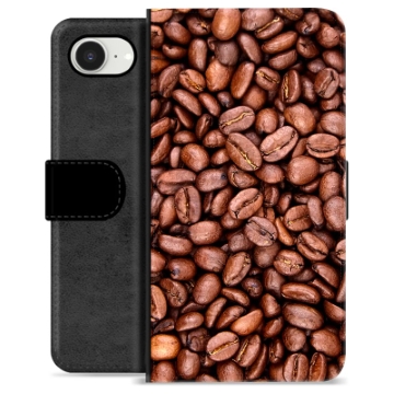 Étui Portefeuille Premium iPhone 16e - Grains de Café