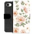 Étui Portefeuille Premium iPhone 16e - Motif Floral