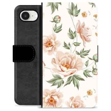 Étui Portefeuille Premium iPhone 16e - Motif Floral