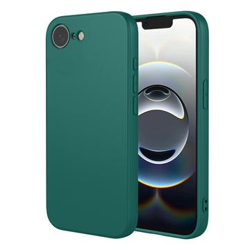 Coque iPhone 16e en silicone antichoc - Vert noirâtre