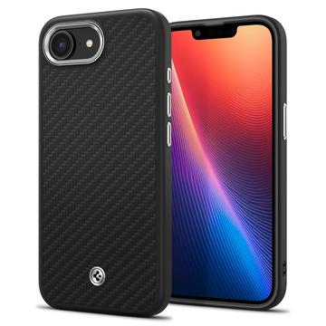 Coque iPhone 16e Spigen Enzo Aramid Mag - Compatible MagSafe - Noir / Naturel