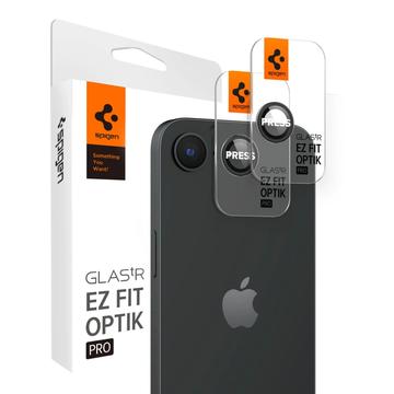 Protecteur d\'Objectif iPhone 16e Spigen Glas.tR Ez Fit - Noir
