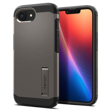 Coque iPhone 16e Spigen Tough Armor Mag - Métal Foncé