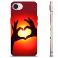 Coque iPhone 16e en TPU - Silhouette de Coeur