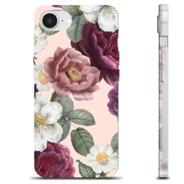 Coque iPhone 16e en TPU - Fleurs Romantiques