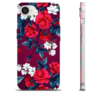 Coque iPhone 16e en TPU - Fleurs Vintage