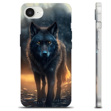 Coque iPhone 16e en TPU - Loup