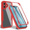 Coque iPhone 17 - Série 360 Protection - Rouge / Claire