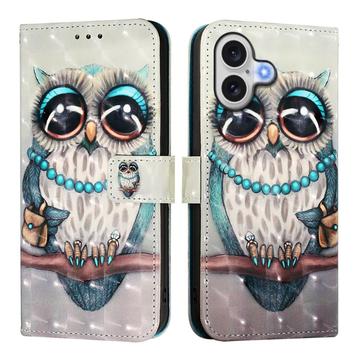 Étui Portefeuille iPhone 17 - Série Wonder - Hibou