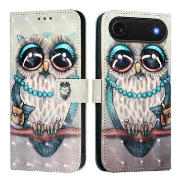 Étui Portefeuille iPhone Air - Série Wonder - Hibou