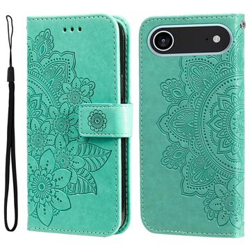 Étui Portefeuille iPhone Air Mandala Série - Vert