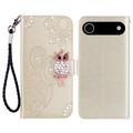 Etui hibou iPhone Air avec strass