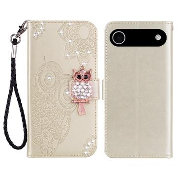 Etui hibou iPhone Air avec strass