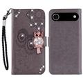 Etui hibou iPhone Air avec strass - Gris
