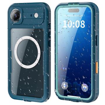 Coque étanche iPhone Air Shellbox M Series IP68 - Housse de plongée avec compatibilité MagSafe - Bleue
