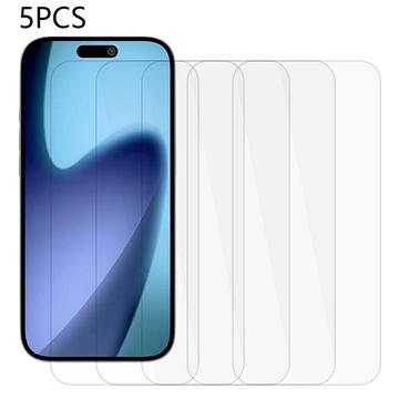 Protecteur d\'écran iPhone Air en verre trempé - 9H - Case Friendly - 5 Pcs. - Transparente
