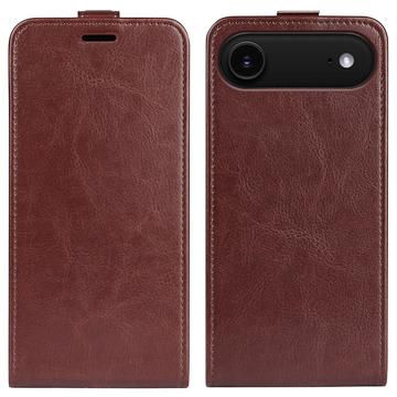 Étui à Rabat Vertical iPhone Air avec Porte-Cartes - Marron
