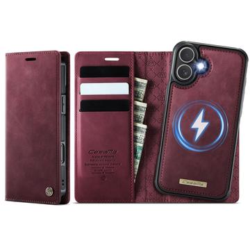 Étui 2-en-1 détachable iPhone 17 Caseme C49 - Compatible MagSafe, RFID - Rouge