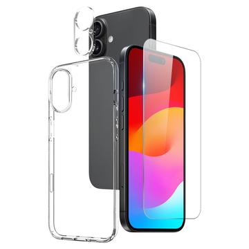 Kit de protection 3-en-1 iPhone 17 Northjo - Transparent