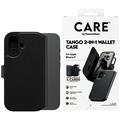 Étui portefeuille 2 en 1 iPhone 17 PanzerGlass Care Tango - Compatible MagSafe - Noir