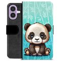 Étui Portefeuille Premium iPhone 17 - Panda