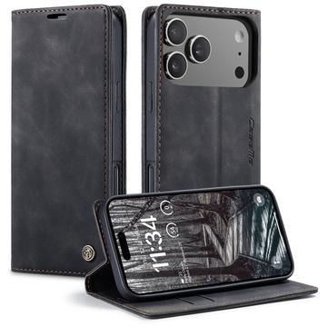 Étui Portefeuille iPhone 17 Pro Caseme Série 013 - Noir