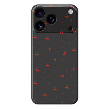 Coque iPhone 17 Pro en TPU à motif cerise