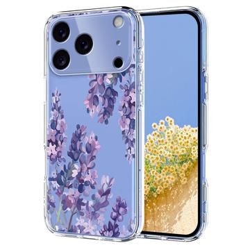 Coque iPhone 17 Pro en TPU à motif floral