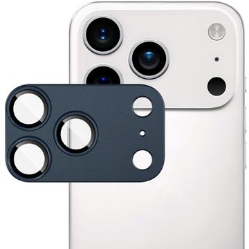 Protecteur d\'objectif d\'appareil photo iPhone 17 Pro Imak à couverture complète en métal et verre trempé - Bleu