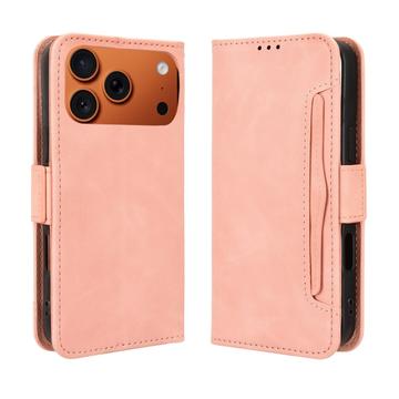 Étui portefeuille iPhone 17 Pro Max Porte-Cartes - Rose