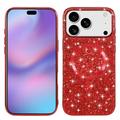 Coque iPhone 17 Pro Max à paillettes électrolytiques - Compatible MagSafe - Rouge
