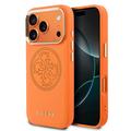 Coque iPhone 17 Pro Max Guess Perforated 4G Logo - Compatible MagSafe - Orange