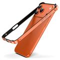 iPhone 17 Pro Max Pare-chocs en métal avec bords relevés - Orange