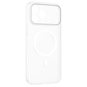 Coque MagSafe iPhone 17 Pro Max Momax CaseForm Lite - Blanc transparent