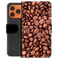 Étui Portefeuille Premium iPhone 17 Pro Max - Grains de Café