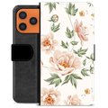 Étui Portefeuille Premium iPhone 17 Pro Max - Motif Floral