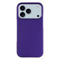 Coque iPhone 17 Pro Max en Plastique Caoutchouté - Violete