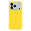 Coque iPhone 17 Pro Max en Plastique Caoutchouté - Jaune