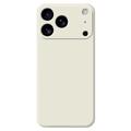 Coque iPhone 17 Pro Max en silicone antichoc - Beige