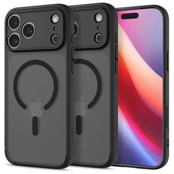 Coque iPhone 17 Pro Max Spigen Ultra Hybrid Mag - Noir givré
