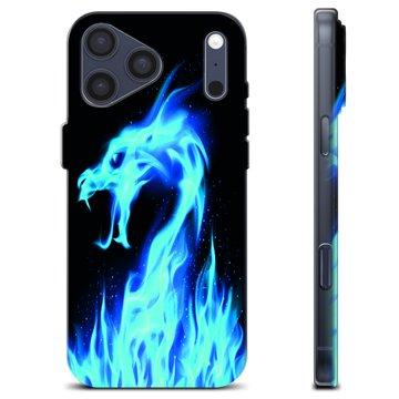 Coque iPhone 17 Pro Max en TPU - Dragon Feu Bleu