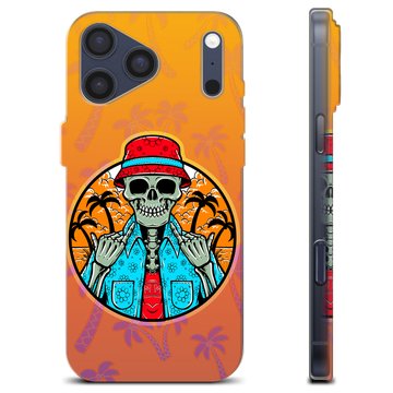 Coque iPhone 17 Pro Max en TPU - Été Squelette