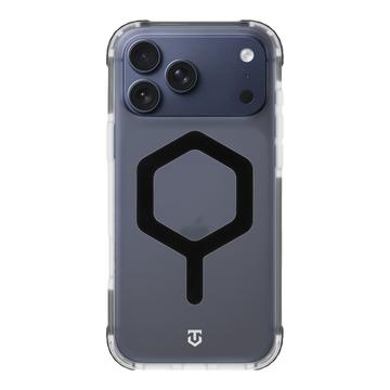 Coque iPhone 17 Pro Max Tactical MagForce Hexagon - Compatible MagSafe - Noire / Transparente