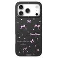 Coque MagSafe iPhone 17 Pro Max en TPU Youngkit Sweetheart Story Series - Noeud doux