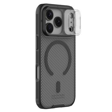 Coque Hybride iPhone 17 Pro Nillkin CamShield Pro Magnetic - Noir translucide