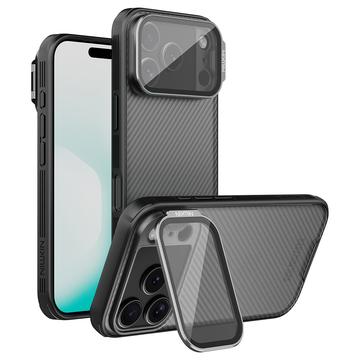 Coque Hybride iPhone 17 Pro Nillkin CamShield Prop - Noir translucide
